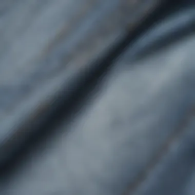 Texture of Light Wash Denim Close-up of light wash denim fabric showcasing texture