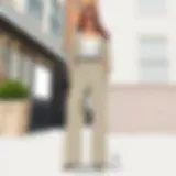 Chic Wide Leg Slacks Outfit Elegant wide leg slacks styled for a chic look