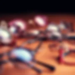 Diverse array of non-prescription glasses showcasing unique styles