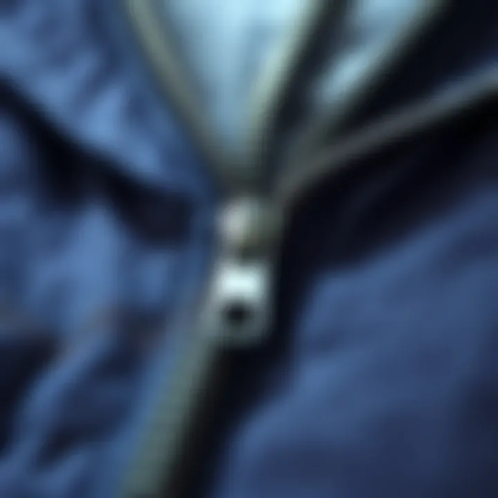 Detailed illustration of common zipper issues encountered