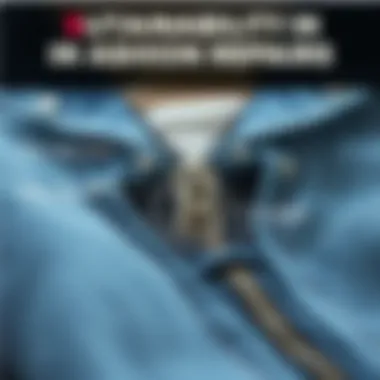 An infographic highlighting the sustainability aspect of zipper repairs