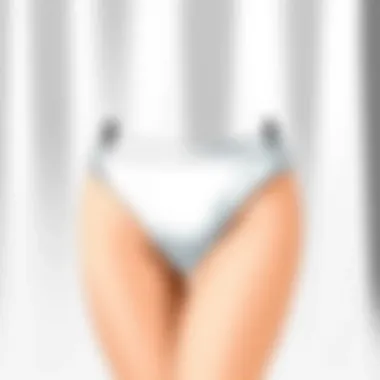 Stylish tummy control thong panties displayed on a minimalist background.