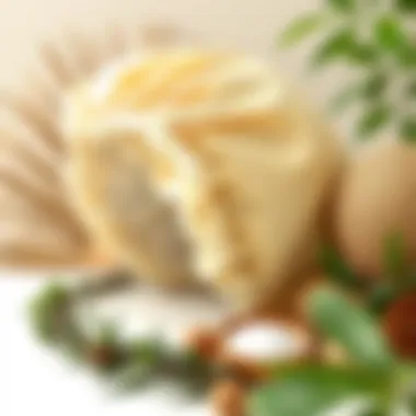 Eco-Friendly Shower Caps and Natural Elements Eco-friendly large shower caps displayed with natural elements