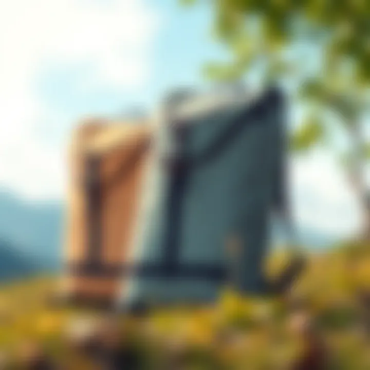 Versatile bags used in outdoor activities