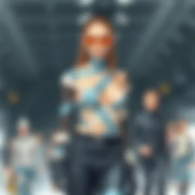 Innovative fashion styles enhanced by body tape