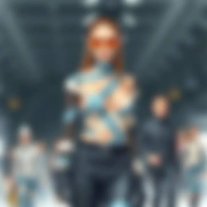 Innovative fashion styles enhanced by body tape