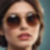 A collection of vintage sunglasses showcasing various styles and colors