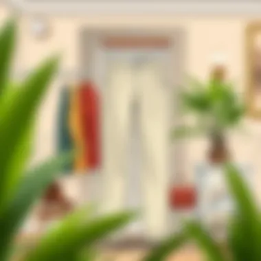 Care Tips for Maintaining Khaki Pants Tips for caring for khaki pants displayed in an elegant setting