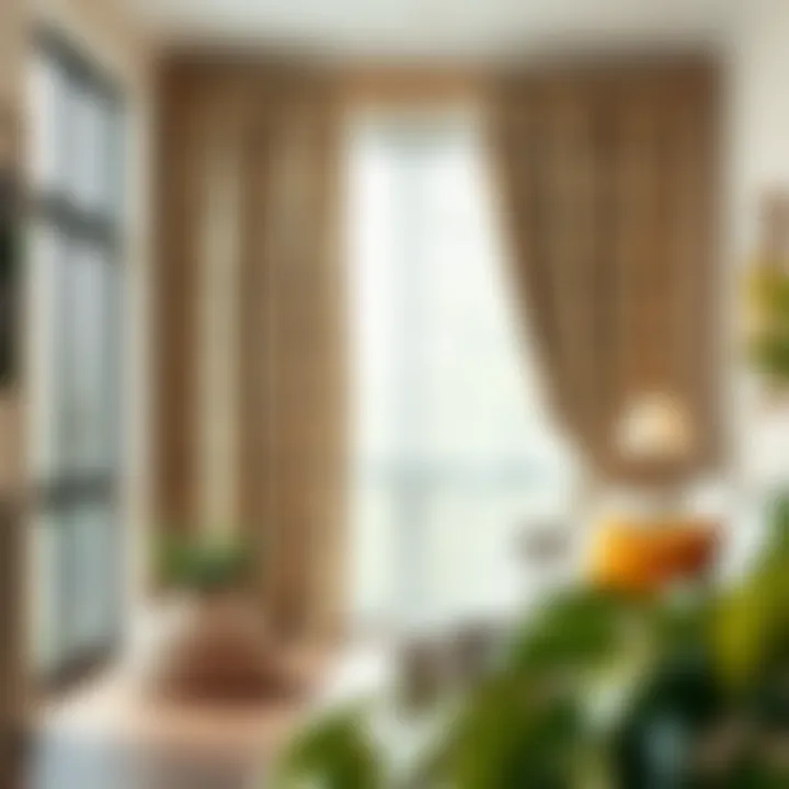 Sustainable fabric choices for festive curtains showcased