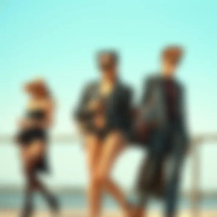 An artistic representation of cultural interpretations of flesh stockings in contemporary fashion