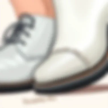 Durability and Material Quality in Hairstylist Footwear Close-up of the materials used in hairstylist shoes for durability