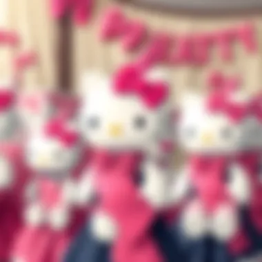 Nostalgic Hello Kitty Birthday Sashes A nostalgic display of Hello Kitty birthday sashes throughout the years.