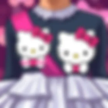 Personalized Hello Kitty Sashes Personalized Hello Kitty sashes showcasing unique names.