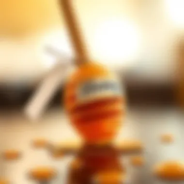 Custom Honey Dipper for Guests Personalized honey dipper with a name tag