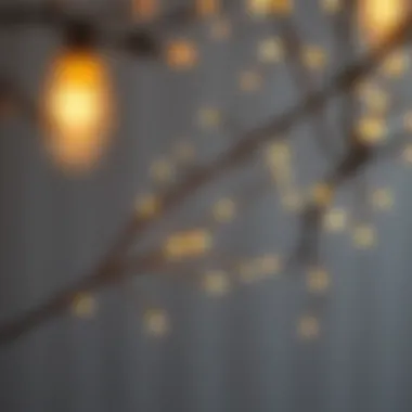 Twinkling Branch Decor A beautifully arranged branch with twinkling fairy lights