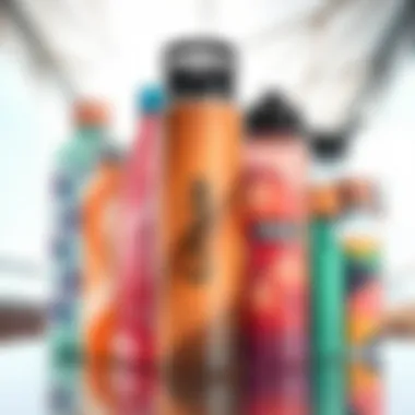 Stylish Travel Bottle Designs A collection of stylish travel bottles in various designs