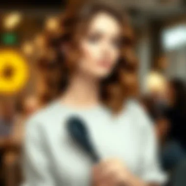 Stunning Hairstyle with Magic Wave Curlers Stylish hairstyle achieved using magic wave curlers