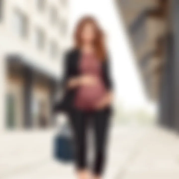 The Perfect Blend of Style and Professionalism Stylish maternity teacher outfit featuring a blend of comfort and professionalism