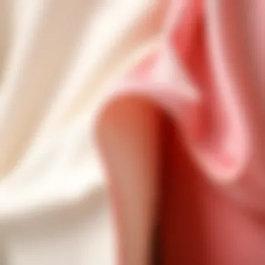 Choosing the Right Fabrics for Comfort Close-up of fabric textures suitable for maternity wear