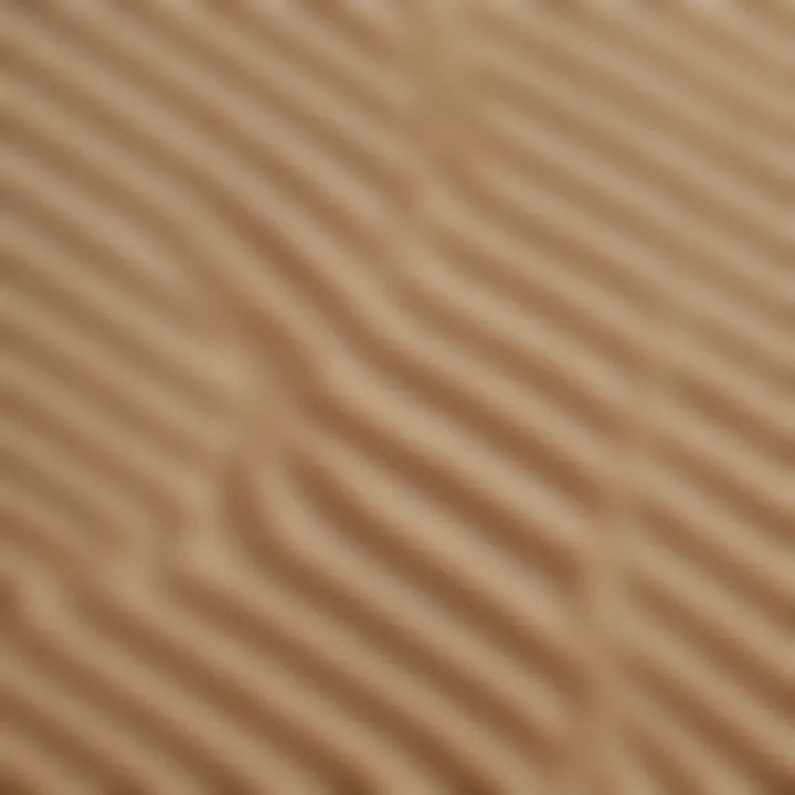 Close-up of the material texture used in a portable beach mat