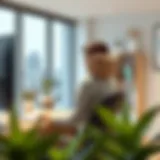 Elegant posture corrector cushion enhancing a modern workspace