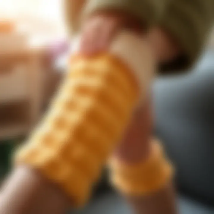 Premium materials used in knee warmers