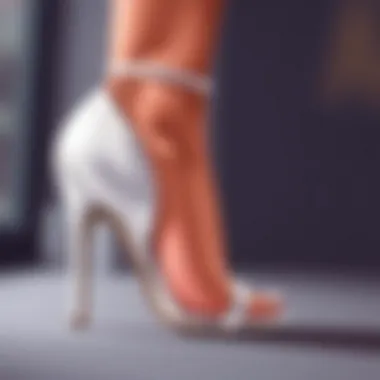 Importance of Fit in Prom Heel Selection Close-up of a perfectly fitting heel