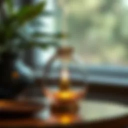 Elegant design of the Shangri La scent diffuser showcasing its aesthetic appeal.