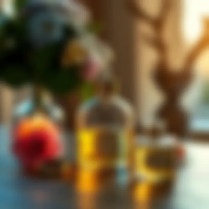 Scent's Role in Mood and Personal Expression Artistic representation of scent influencing mood and style.