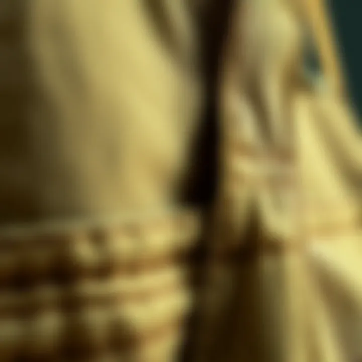 Texture and Detail Close-up of textured fabric of grunge overalls