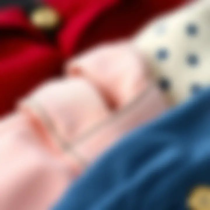 Fabric Choices for Peter Pan Collar Dickies A close-up of different fabric textures suitable for Peter Pan collar dickies.