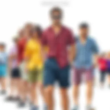 A variety of color palettes demonstrating harmonious shirt and shorts pairings