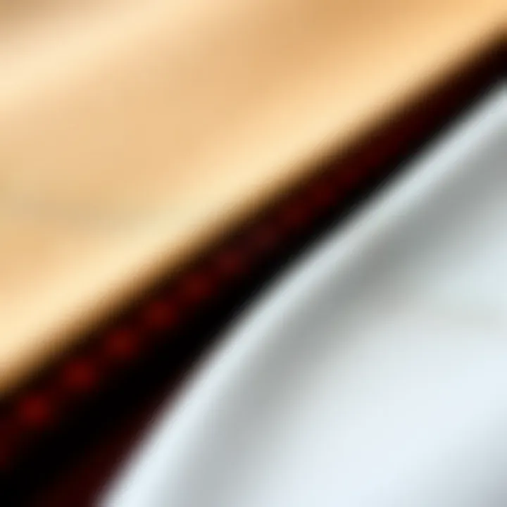 A close-up of various fabric swatches used in stage attire, highlighting texture and quality.