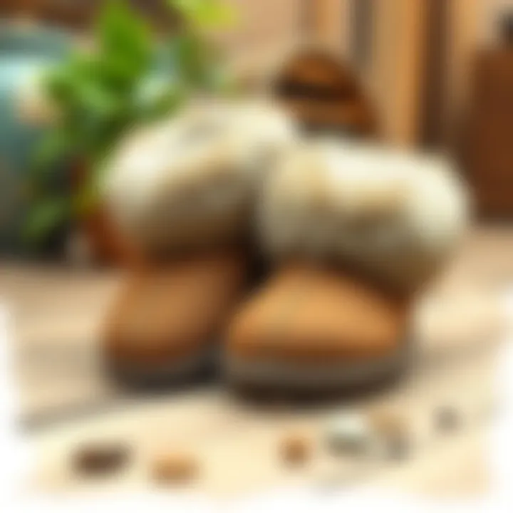 Eco-friendly Bearpaw slippers showcasing sustainability