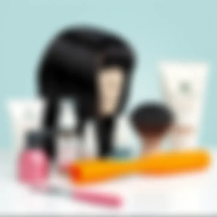 Essential Maintenance Tools for Black Ombre Wigs Tools and products for maintaining black ombre wigs