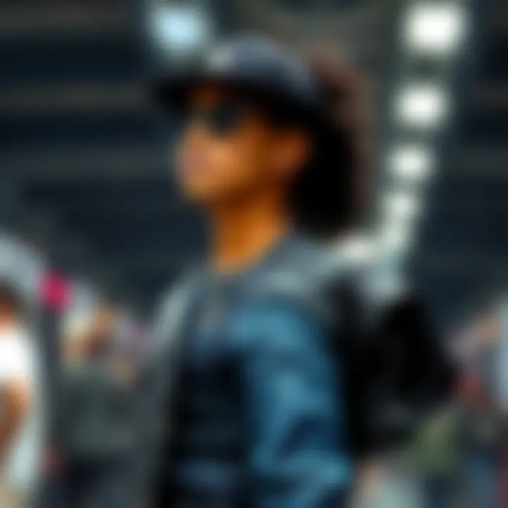 A celebrity wearing skinny jeans, emphasizing cultural influence