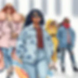 Fashion inclusivity representation through diverse clothing styles