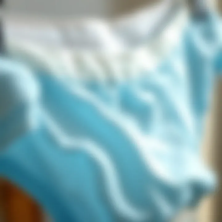 The Essence of Freshness in Underwear Care Close-up of clean and fresh underwear