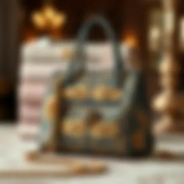 Intricate Craftsmanship in Jewelry Totes Elegant jewelry tote showcasing intricate design and craftsmanship