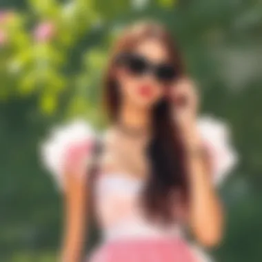 Accessorizing with Tulle: A Stylish Approach Stylish teenager accessorizing a tulle dress