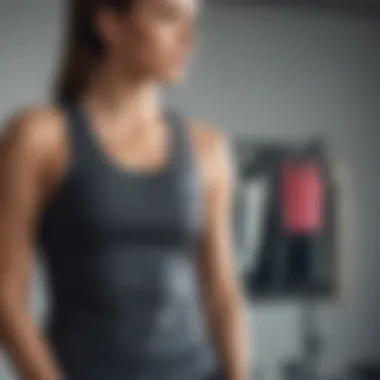 Crew Neck Tank Tops Across Various Workouts Diverse workout environments showcasing crew neck tank tops in use