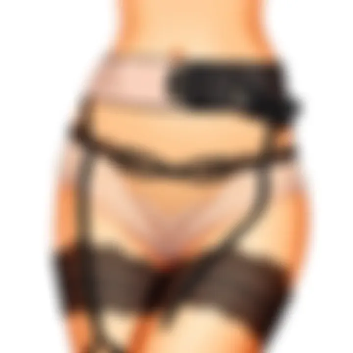 Exploring Materials in Thigh Garter Lingerie Variety of materials used in thigh garter lingerie showcased