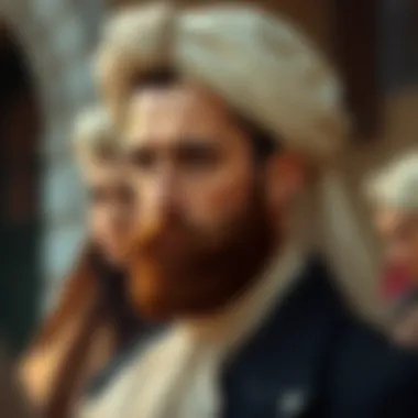 Historical Significance of Beard Bonnets Historical depiction of beard bonnet usage