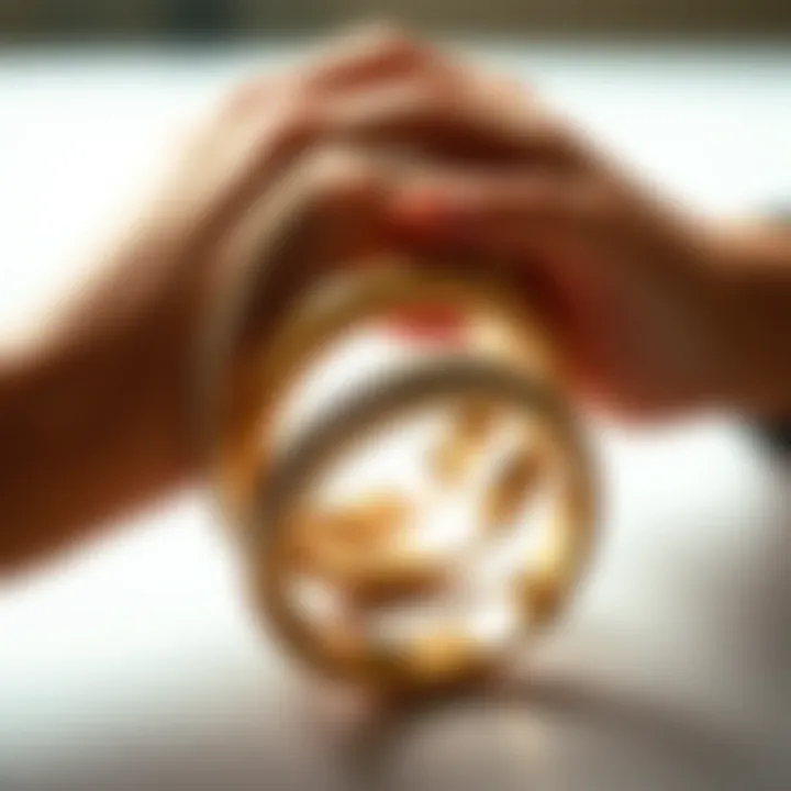 Friendship Represented by Six Rings A group of six rings representing friendship and connection