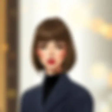 A model showcasing the transformative effect of 3D clip-in bangs